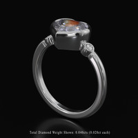 2.00 Ct. Gemstone Ring, Platinum 950 2