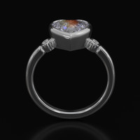 2.00 Ct. Gemstone Ring, Platinum 950 3