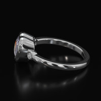 2.00 Ct. Gemstone Ring, Platinum 950 4