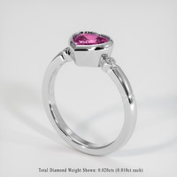 1.30 Ct. Gemstone Ring, Platinum 950 2