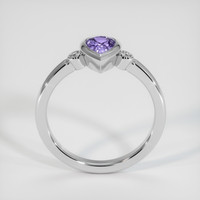 0.89 Ct. Purple Sapphire Ring, Platinum 950 3