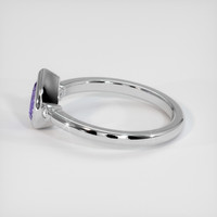 0.89 Ct. Purple Sapphire Ring, Platinum 950 4