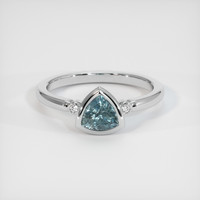 0.71 Ct. Sapphire Ring, Platinum 950 1