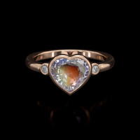 2.00 Ct. Gemstone Ring, 14K Rose Gold 1