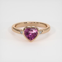 1.30 Ct. Gemstone Ring, 14K Rose Gold 1