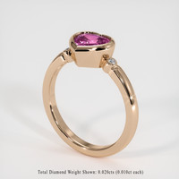 1.30 Ct. Gemstone Ring, 14K Rose Gold 2