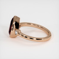 2.18 Ct. Gemstone Ring, 14K Rose Gold 4