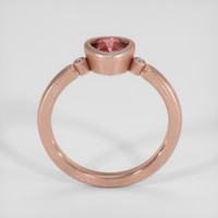 1.06 Ct. Padparadscha Sapphire Ring, 14K Rose Gold 3