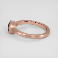 1.06 Ct. Padparadscha Sapphire Ring, 14K Rose Gold 4