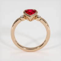 1.43 Ct. Ruby Ring, 14K Rose Gold 3