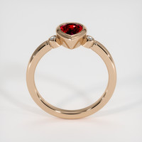 1.01 Ct. Ruby Ring, 14K Rose Gold 3