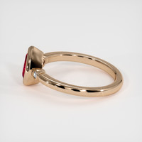 1.01 Ct. Ruby Ring, 14K Rose Gold 4