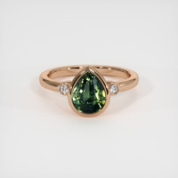 2.52 Ct. Sapphire Ring, 14K Rose Gold 1