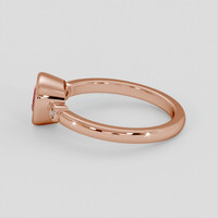 1.06 Ct. Padparadscha Sapphire Ring, 18K Rose Gold 4