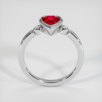 1.43 Ct. Ruby Ring, 10K White Gold 3