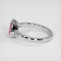 1.43 Ct. Ruby Ring, 10K White Gold 4