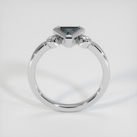 0.65 Ct. Grey Sapphire Ring, 10K White Gold 3