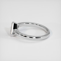 0.65 Ct. Grey Sapphire Ring, 10K White Gold 4