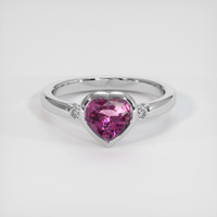 1.30 Ct. Gemstone Ring, 14K White Gold 1
