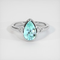 1.83 Ct. Gemstone Ring, 14K White Gold 1