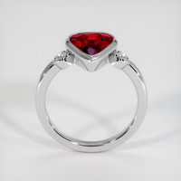 2.32 Ct. Ruby Ring, 14K White Gold 3
