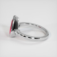 2.32 Ct. Ruby Ring, 14K White Gold 4