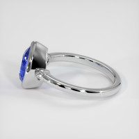 2.78 Ct. Color Change Sapphire Ring, 14K White Gold 4