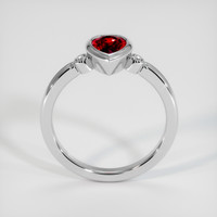 1.01 Ct. Ruby Ring, 18K White Gold 3