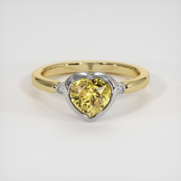 1.66 Ct. Gemstone Ring, 14K White & Yellow 1