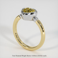 1.66 Ct. Gemstone Ring, 14K White & Yellow 2