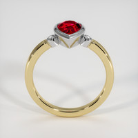 1.66 Ct. Ruby Ring, 18K White & Yellow 3