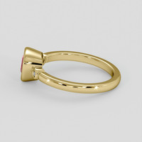 1.06 Ct. Padparadscha Sapphire Ring, 10K Yellow Gold 4