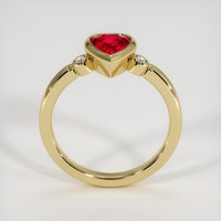 1.43 Ct. Ruby Ring, 10K Yellow Gold 3