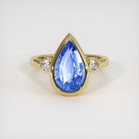 3.04 Ct. Sapphire Ring, 14K Yellow Gold 1