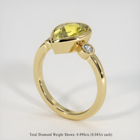 2.57 Ct. Gemstone Ring, 14K Yellow Gold 2