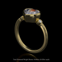 2.00 Ct. Gemstone Ring, 14K Yellow Gold 2