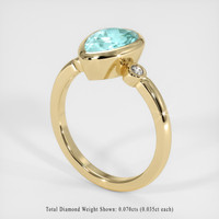 1.83 Ct. Gemstone Ring, 14K Yellow Gold 2