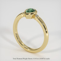 0.61 Ct. Gemstone Ring, 14K Yellow Gold 2