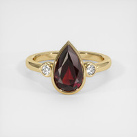 2.18 Ct. Gemstone Ring, 14K Yellow Gold 1