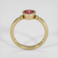 1.06 Ct. Padparadscha Sapphire Ring, 14K Yellow Gold 3