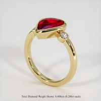 2.32 Ct. Ruby Ring, 14K Yellow Gold 2