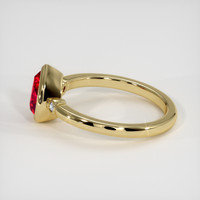 1.66 Ct. Ruby Ring, 14K Yellow Gold 4