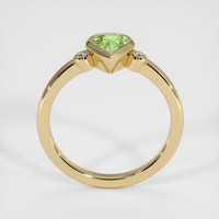 1.26 Ct. Yellowish Green Sapphire Ring, 14K Yellow Gold 3
