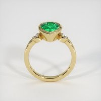 1.54 Ct. Emerald Ring, 18K Yellow Gold 3