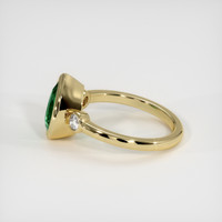 1.84 Ct. Emerald Ring, 18K Yellow Gold 4