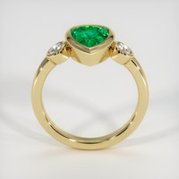 1.64 Ct. Emerald Ring, 18K Yellow Gold 3