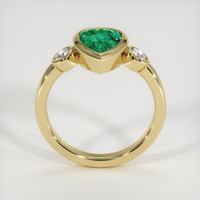 1.70 Ct. Emerald Ring, 18K Yellow Gold 3