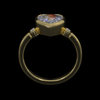 2.00 Ct. Gemstone Ring, 18K Yellow Gold 3