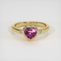 1.30 Ct. Gemstone Ring, 18K Yellow Gold 1