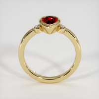 1.01 Ct. Ruby Ring, 18K Yellow Gold 3